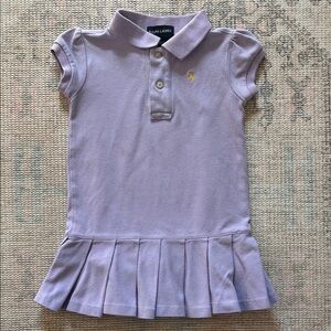 Ralph Lauren Lavender Kids Polo Dress